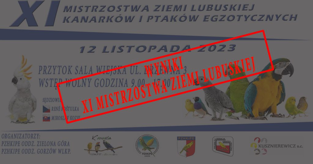 Wyniki XI Mistrzostw Ziemi Lubuskiej